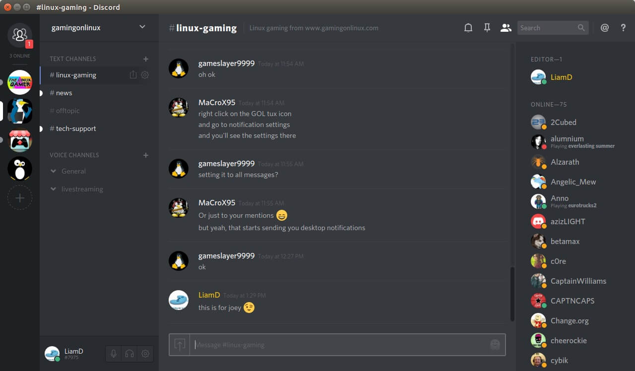 Tasks discord